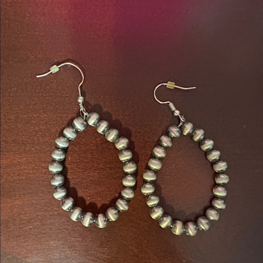 Faux Navajo Pearl Style earrings